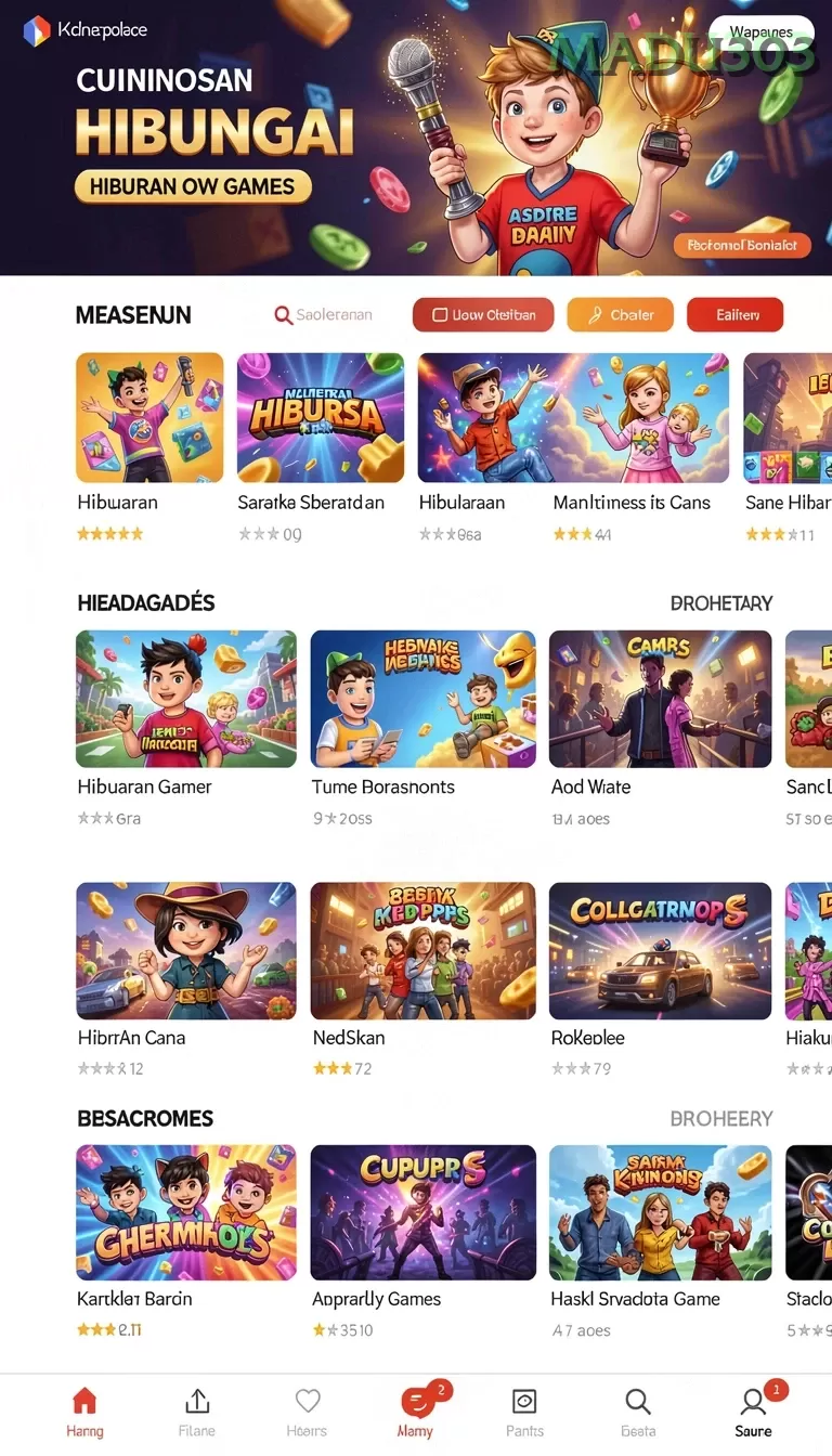 Cuplikan layar menu unduhan madu303 untuk perangkat Android